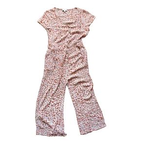 Patrons of Peace Orange Flower Romper